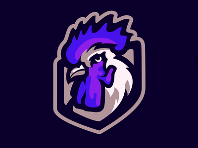 rooster mascot branding design esport illustration illustrator logo mascot roster vector