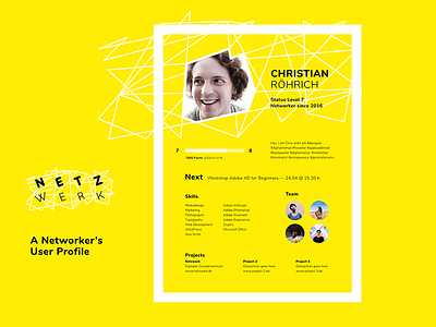 DailyUI #006 User Profile Network Community