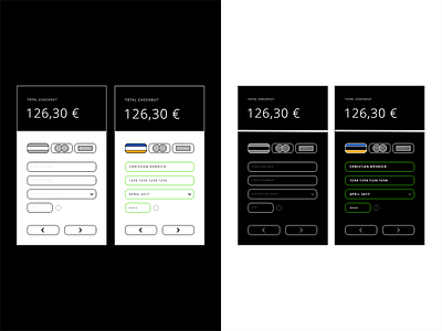 DailyUI #002 Credit Card Check Out