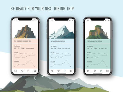 DailyUI #029 Map appointment daily dailyui design hiking illustration interface map minimal mountain trekking typography ui vector