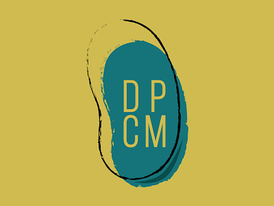 DPCM 2d art branding design digital green greenlogo illustrator italy line logo seed social media vector yellow yellow logo