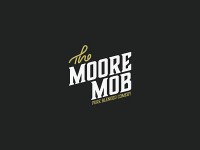 Tahir Moore | The Moore Mob apparel branding design label logotype merch tshirt typography