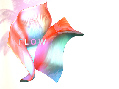 Flow 3d 3dart abstract ambient c4d colorful emotional design gradient graphic material render