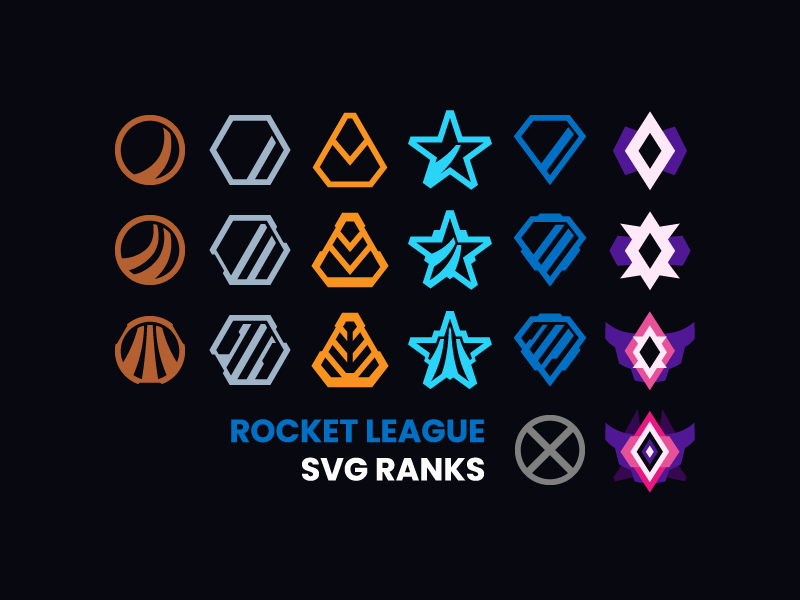 rocket league ranks png