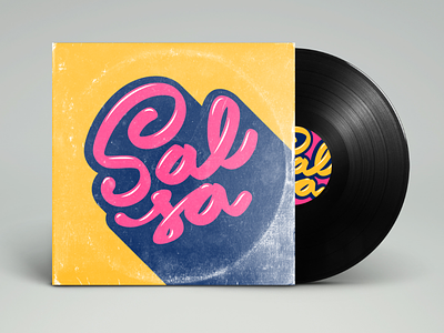 Salsa design lettering music salsa