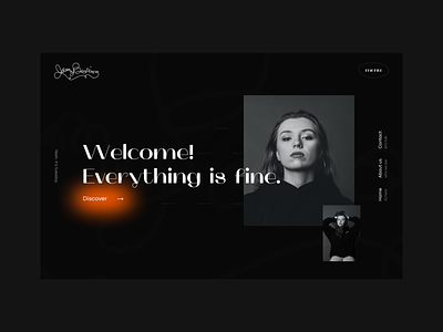 Jeremy Bearimy | #stayhome black concept dark dark ui dark website design stay home trend ui ui ux ux web web design website concept website design