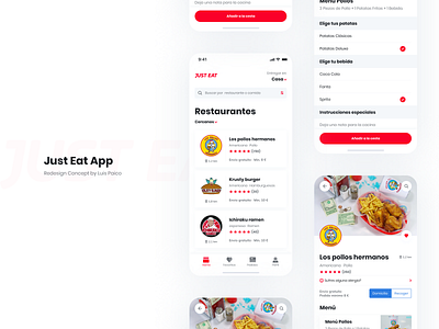 Just Eat App - Redesign Concept