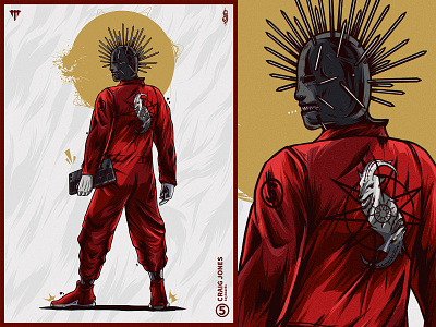 Slipknot Posters - Craig Jones character design digital painting illustration music poster poster design