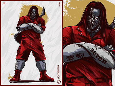 Slipknot Posters - Mick Thomson