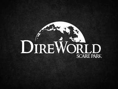 Direworld - Scare park logo brand branding design icon illustration logo logotipe logotype typography vector web