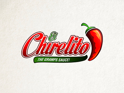 El Chirelito Logo brand branding design hot icon illustration logo logotipe logotype mexican restaurant sauce vector