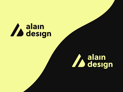 alaindesign rebranding ad branding clean design icon illustration logo minimal personal triangular typography vector