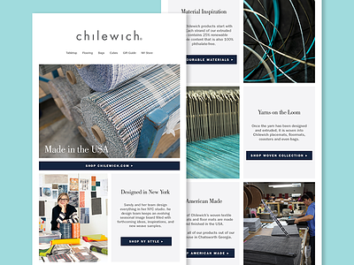 Newsletter - Chilewich - NY Designed | American Made campaign monitor copywriting ecommerce email email newsletter layout mailchimp news newsletter sailthru