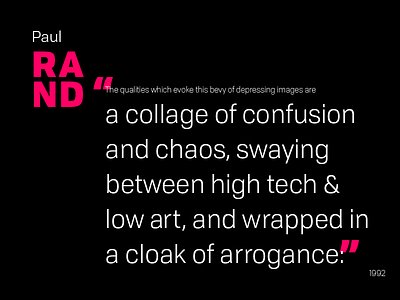 rand on trends – prefix paul paul rand quote rand typography
