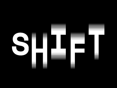 Shift Type Exploration font mono space mono type typography