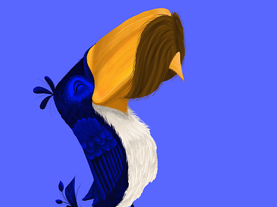 Movember Illustration 2019 - 01 art bird character digital draw drawing illustration illustrator procreate tropical