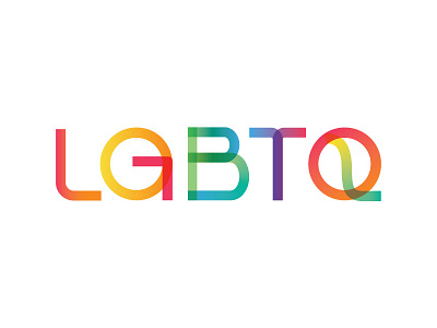 LGBTQ glbt lgbt lgbtq logo rainbow title treatment