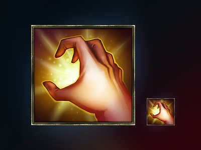 Ignite Ability Icon ability icon concept art game art game icons gaming item shops moba icons painting rpg