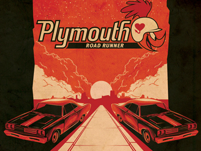 1969 Plymouth Road Runner shirt Illustration art cars classic cars illustration plymouth road runner vector art