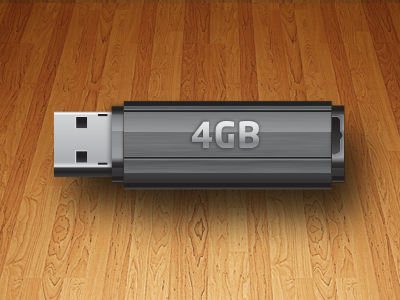USB Flash Drive vector icon