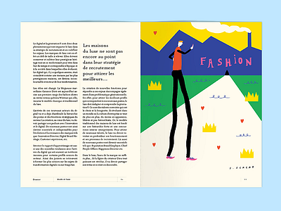 Fashion Industry & Young Generation editorial fashion graphicdesign illustration print