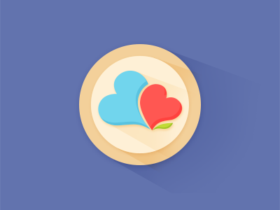 Coin coin heart icon