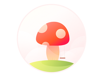 一棵巨菇 mushroom