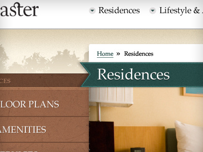 Residences brown green retirement