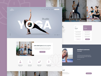 Yogavana Studio - Yoga, Health and Spiritual Wellness clean elementor health meditation spiritual startup template webdesign wellness yoga