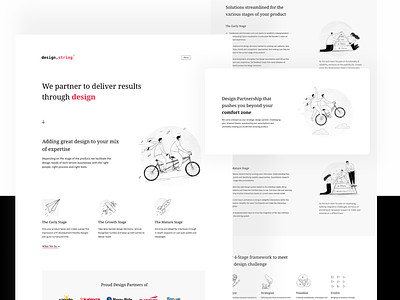 DesignString Website designstring illustration uidesign uxdesign website website design