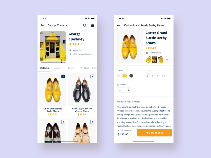Ecommerce Online Store || Product Screen app banking basket cart design interaction ios online price list product seller shopping social store typography ui