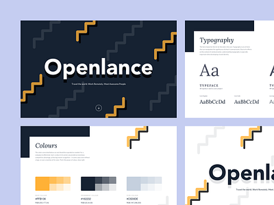 Openlance || Branding app banking booking brand and identity brand guidelines branding business card colours design flat freelance designer freelancer interaction ios logo material profile social typography