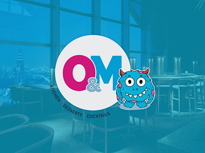 O&M Logo Design brand identity branding colorful design graphic graphic design illustration illustrator logo motion graphics ui