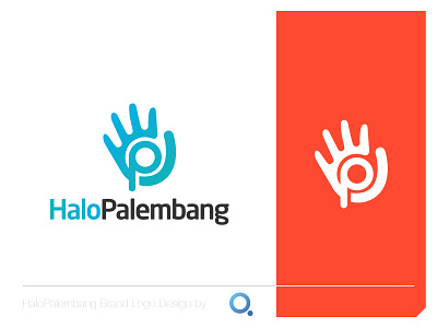 Halo Palembang - Logo app logo brand identity branding business logo colorful company logo creative design design graphic graphic design icon illustrator logo logo design p p letter photoshop typography ui vector