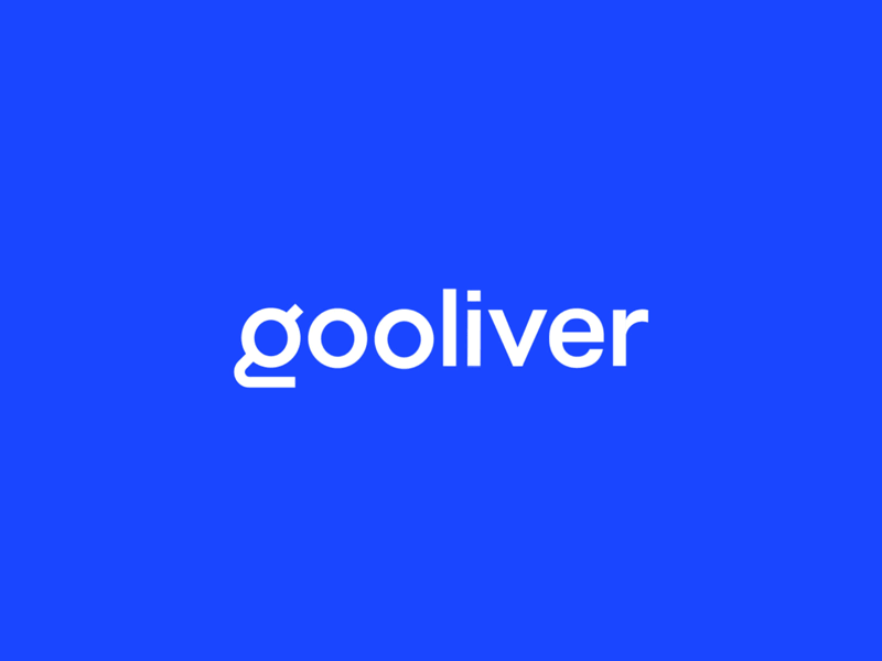 Gooliver wordmark animation after effects animated gif animation branding illustrator logo logo animation motion motion design
