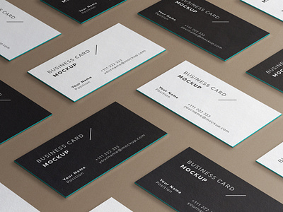 Minimal Business Cards Mockup # 1