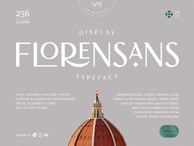 Florensans Typeface art deco branding classy design display elegant florence font font design lettering logo luxury modern sans serif type typeface typography