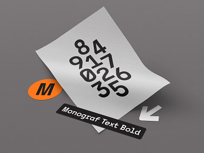 Monograf | Font font