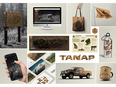 TANAP_visual identity branding identity logo national nature park visual