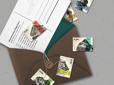Mountain Peaks of High Tatras_Stamp Collection