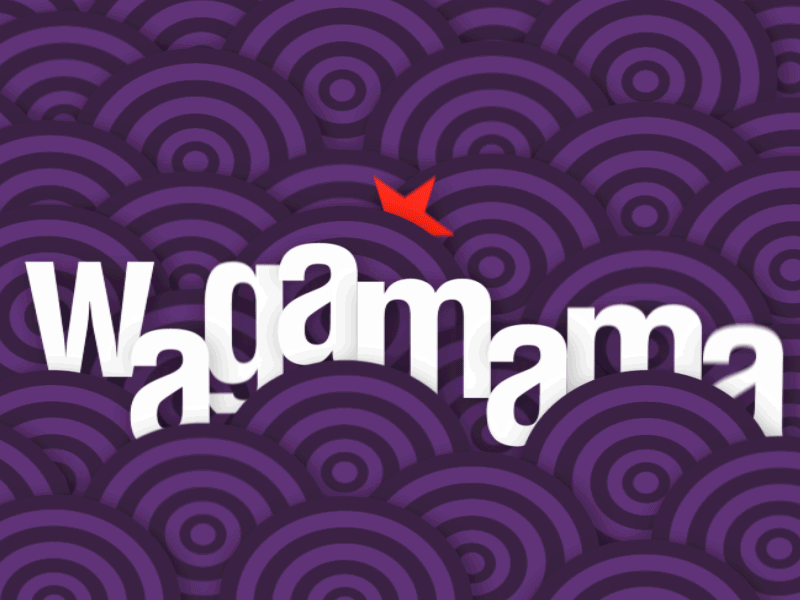 Animation - Wagamama animation 2d after effects animation gif illustration transition