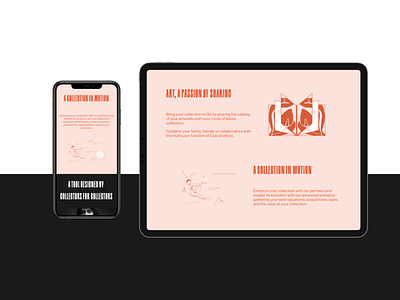 MyStudiolo Features | Art Collector Startup Landingpage clean code design figma framer x minimal typography ui web website