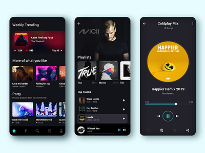 Music Player App User Interface Design abstractart aftereffect design graphic design graphicdesign illutrator interaction design photoshop ui ui design uidesign uiux user experience user interface user interface design userinterface ux web design