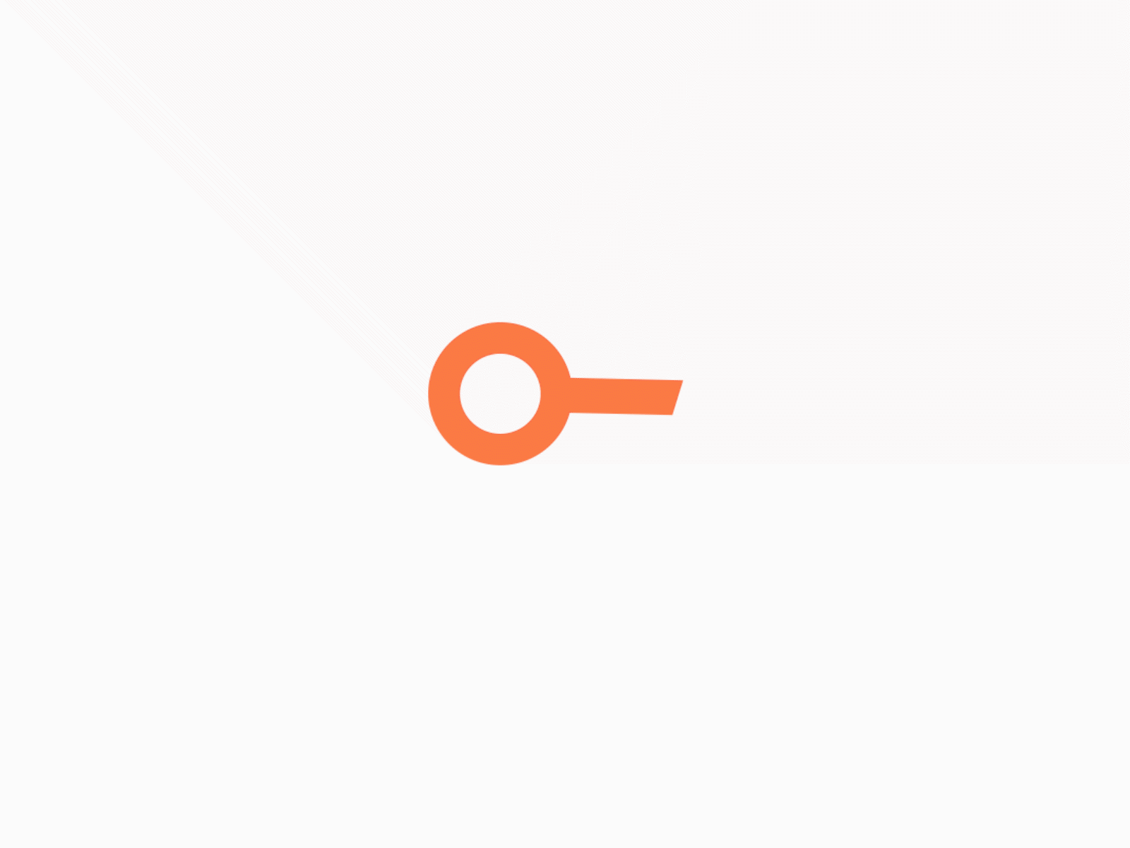 Loft @ Logo Animation animation branding design gif key logo minimal motion orange real estate search video