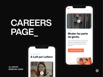 Loft @ Careers page careers clean design employees interface loft minimal mobile real estate talent ui ui design ui ux
