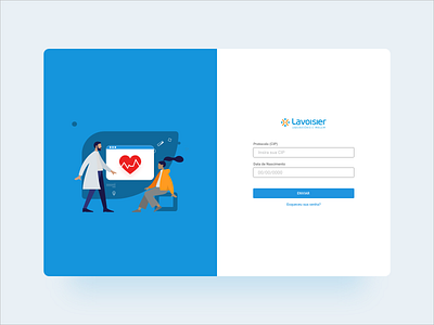 Login screen @ Healthboard