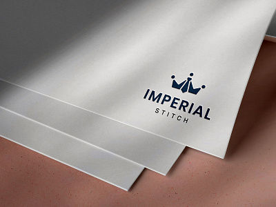 Imperial Stitch Logo advartising branding design graphic design illustration imperial stitch logo logo making logo2022 vector