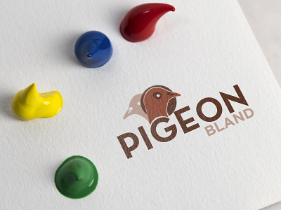 Pigeon Bland advartising branding combination mark graphics studio icon logo logo alphabet sajid ali vector word mark