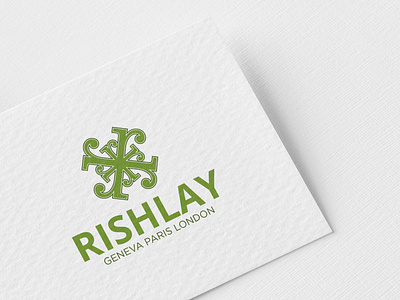 Rishlay advartising branding combination mark design graphics studio icon logo logo alphabet pictorial mark vector