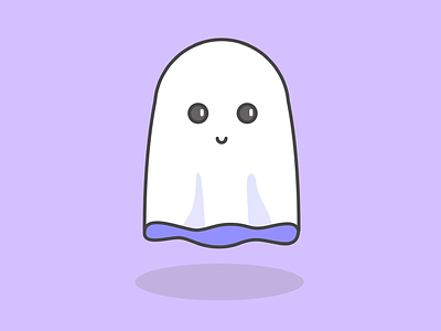 “ghost” flat design illustration vector